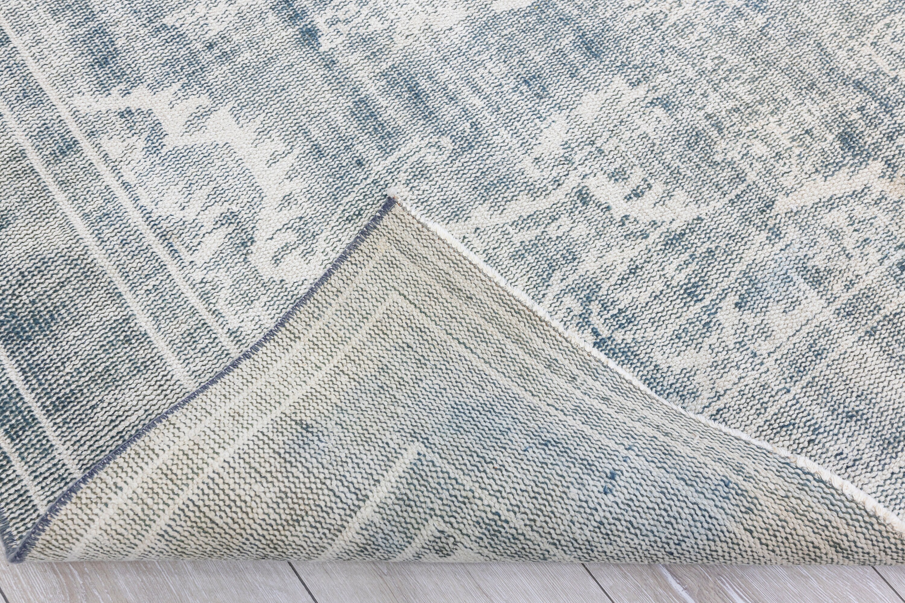 5.6 X 8.8 Feet Vintage Distressed Light Blue Area Rug,turkish Pastel ...