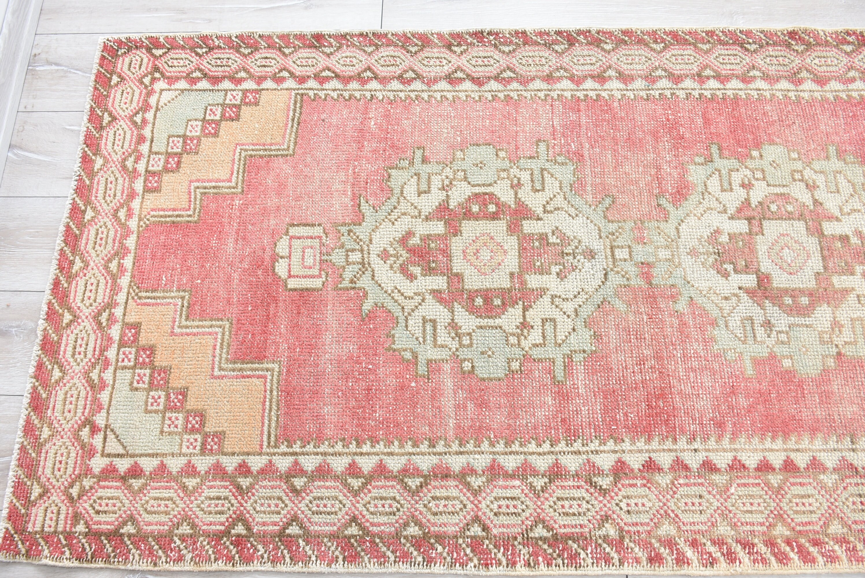 Pink Runner RugPastel Pink Kitchen Runner RugCorridor Runner Etsy