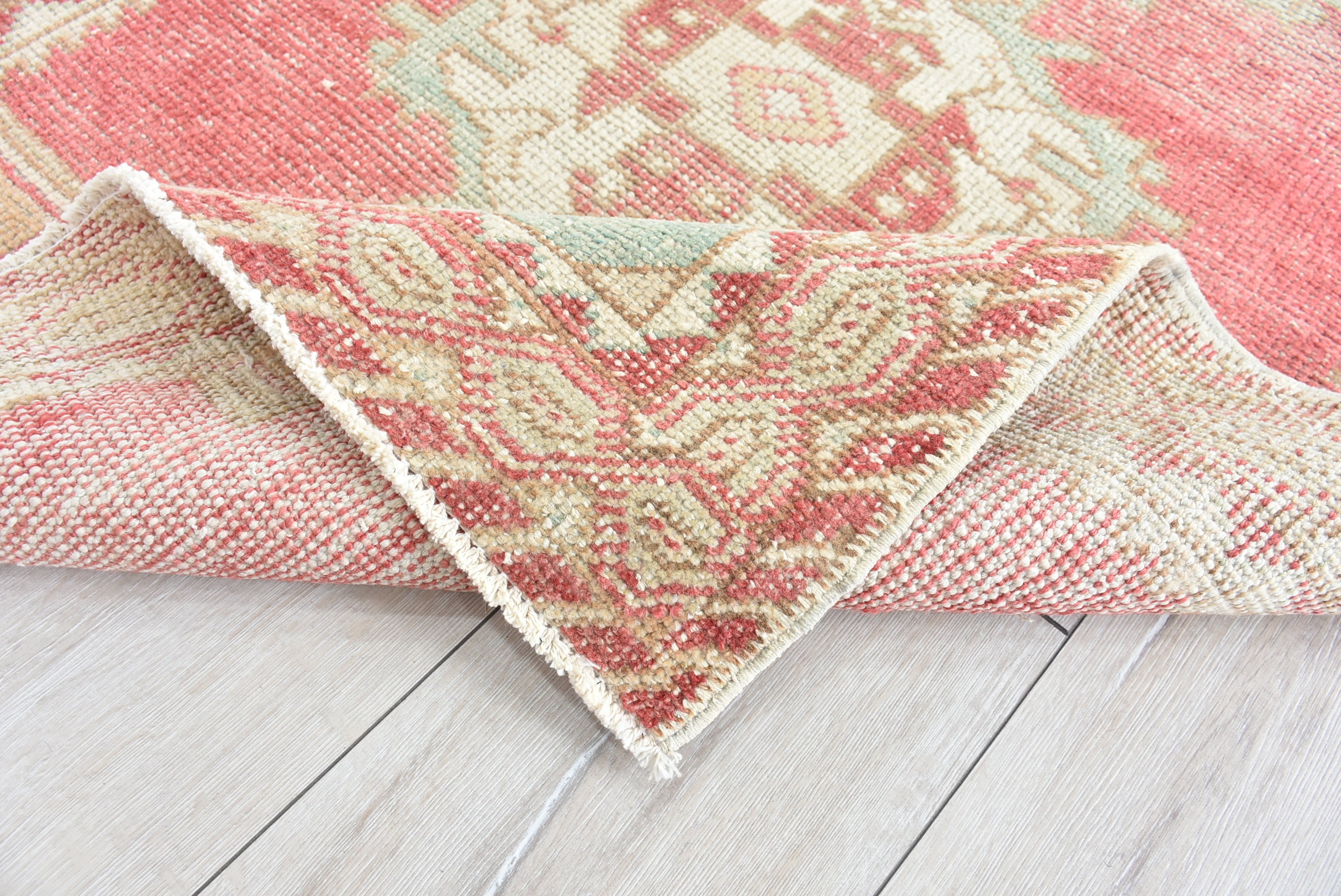 Pink Runner Rugpastel Pink Kitchen Runner Rugcorridor Runner Etsy UK