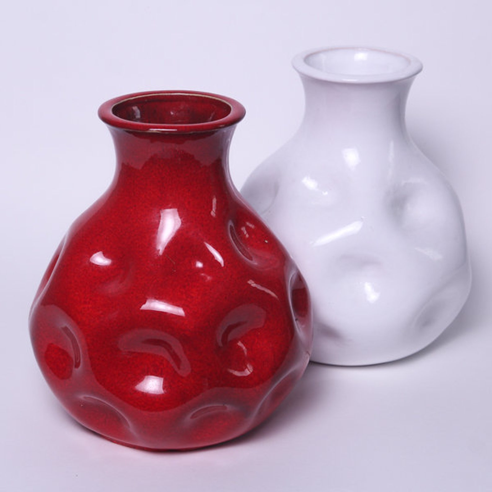 Simple ceramic vase for flowers minimalistic Ceramic vase Etsy