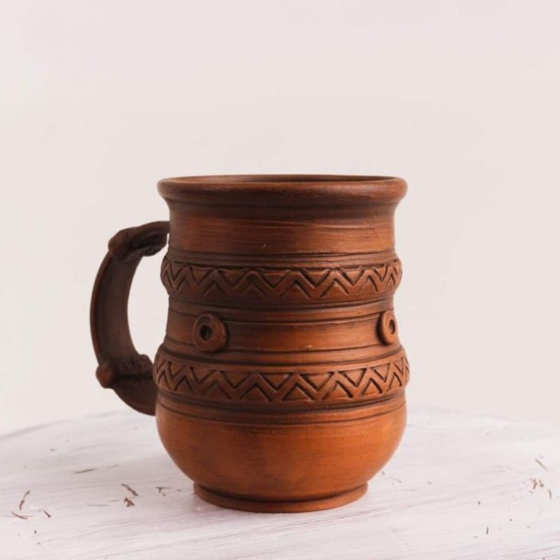 Clay Beer Mugs With Handle Oversized Ceramic 25 Oz Handthrown Etsy