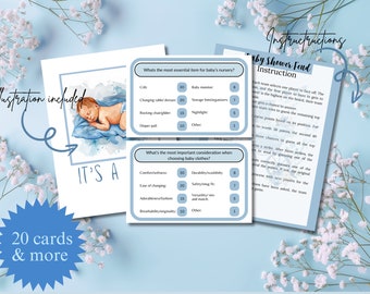 Baby family Feud Game | Fun Baby Shower Game Printable | Baby Shower | Friendly feud | Instant Download