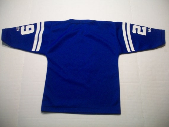 HarrysHeroesTrading Vintage 80s Indianapolis Colts Jersey Xxs Eric Dickerson #29 NFL Football Pee Wee Team Pop Warner Hutch Blue Polyester Hoosier Dome Vtg