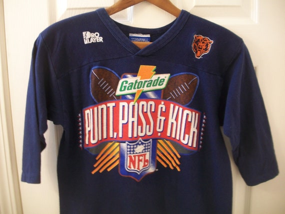 Vintage 90s Football T Shirt Medium Chicago Bears… - image 2
