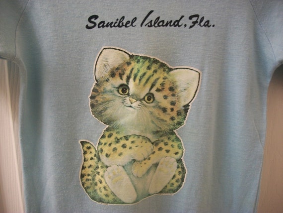 Vintage 80s Sanibel Island T Shirt XXS Florida Va… - image 6