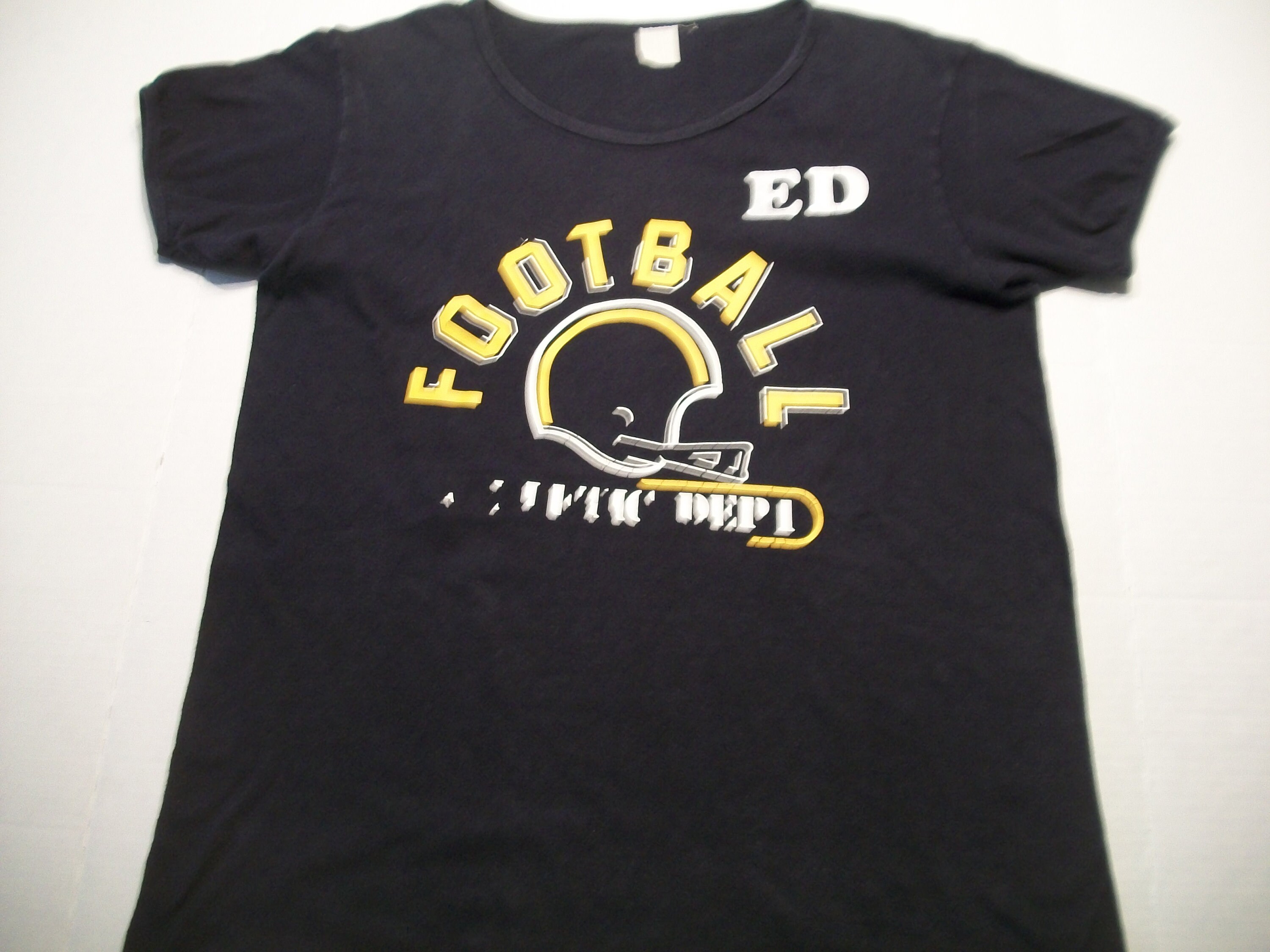 Vintage Football T T Tshirt Medium M Athletic Department DEPT Etsy