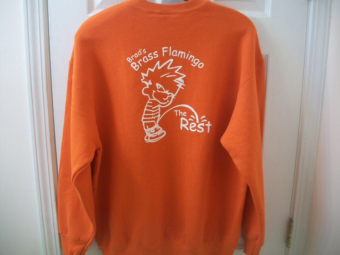 Vintage Strip Club Sweatshirt XL Brad's Brass Flamingo Etsy