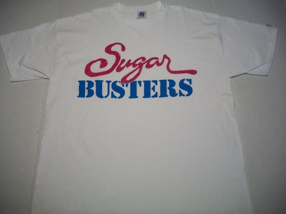 Vintage 90s Sugar Busters T Shirt Large Logo 7 10… - image 8