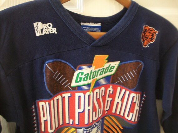 Vintage 90s Football T Shirt Medium Chicago Bears… - image 4