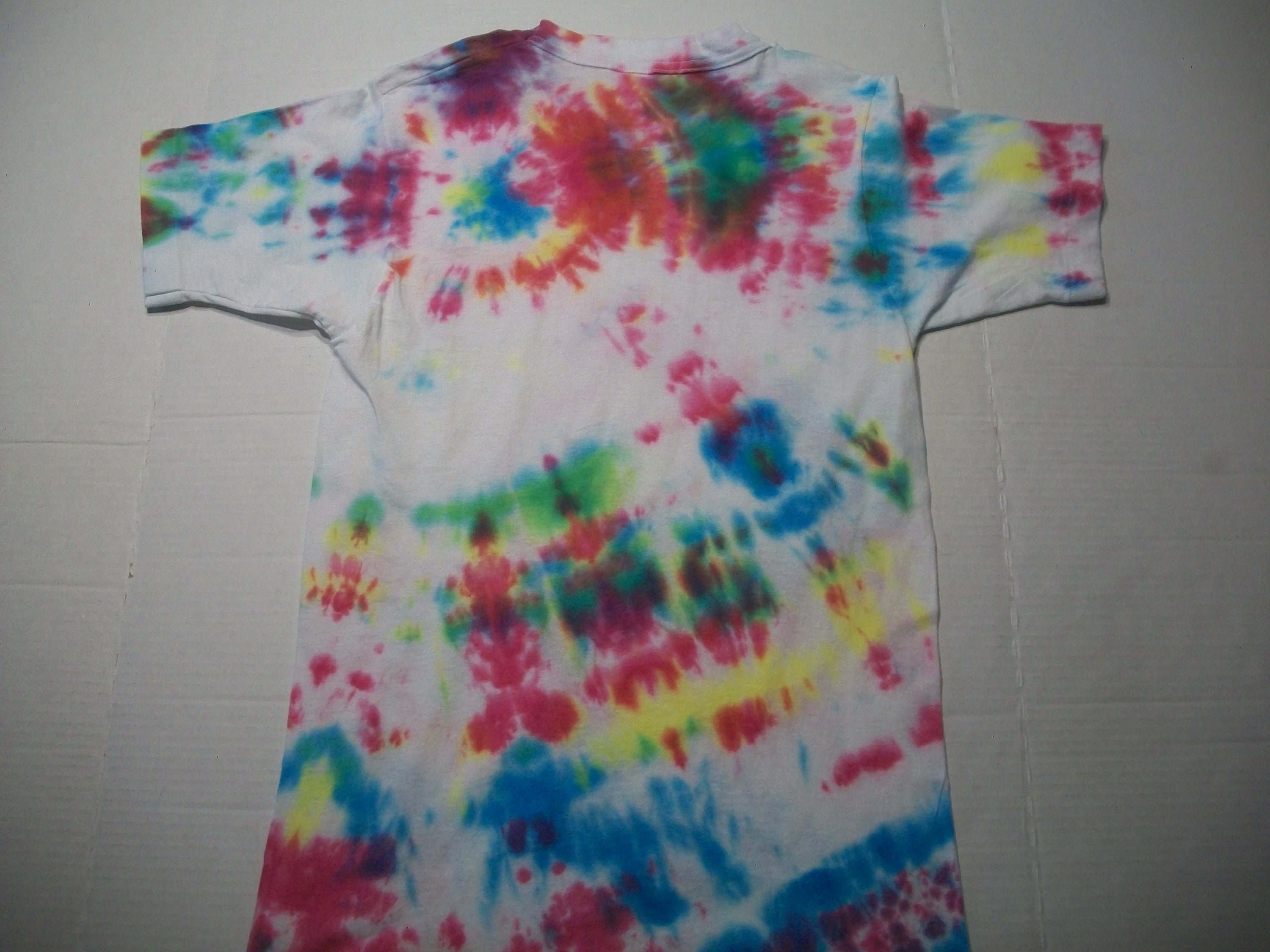 Vintage 80s Tie Dye T Shirt XS Multi Color Hippy Mischief Etsy