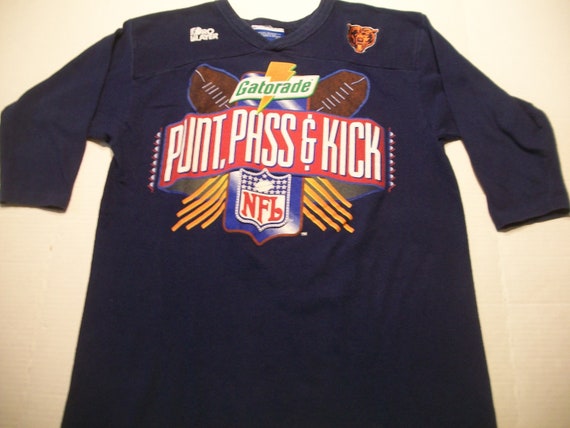 Vintage 90s Football T Shirt Medium Chicago Bears… - image 6