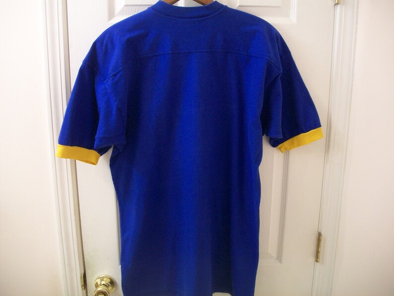 Vintage Fraternity T Shirt XL Delt Frat Delta House Animal House Ringer Football Jersey Style tee Delts Deltas Russell Athletic 80s 90s vtg