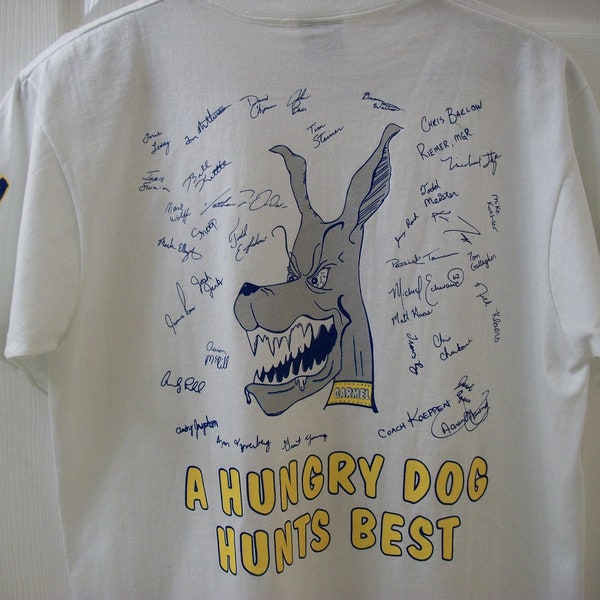 Vintage 90s Carmel High School T Shirt L Greyhounds Cross Country Team Indianapolis Indiana Track Event Screen Stars Best 1990s Hungry Dog