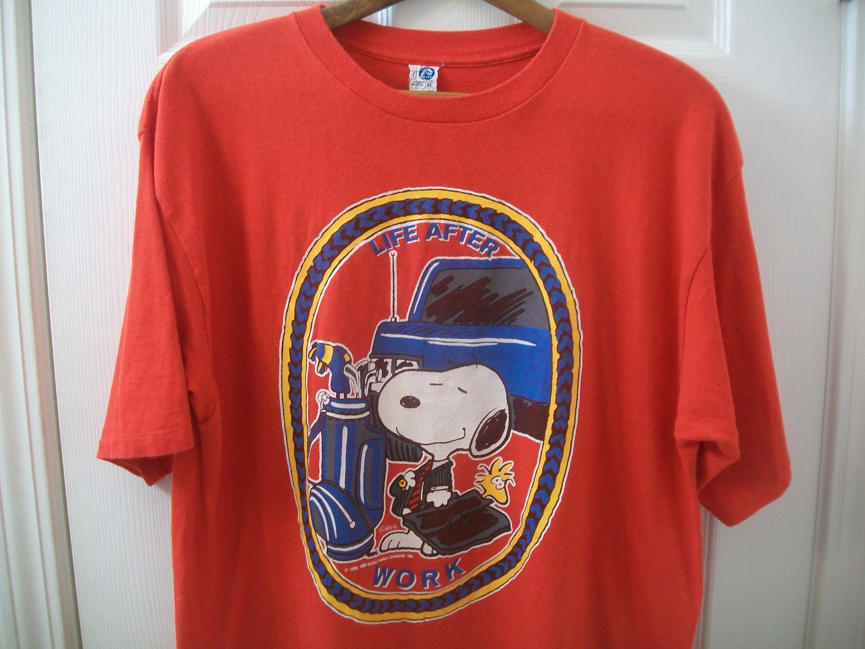 Vintage Snoopy T Shirt XL Peanuts Charles Schulz Joe Cool - Etsy