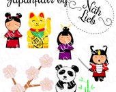 Plotter file Japan flair SVG DXF PNG cutting files
