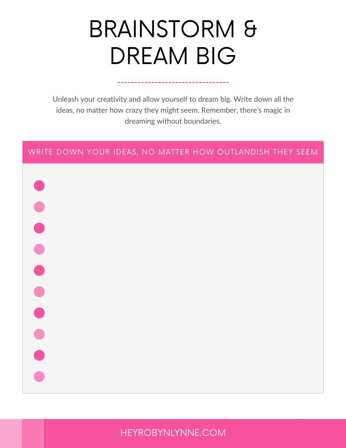 Goal Setting Guide I Brave Lifestyle Editon - Etsy