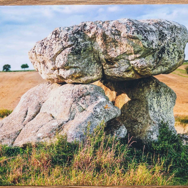 The Devils Den | Dolmen | Burial Chamber | Tomb | Avebury | Wiltshire | High Quality Photo Print | September Glow