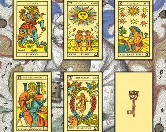 The Old Marseille Tarot - Etsy