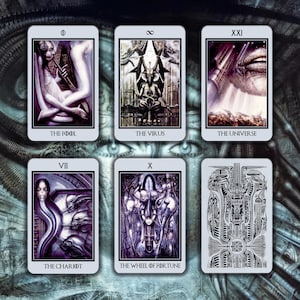 Tarocchi di Baphomet Multilingue – Tarocchi Oscuri e Occulti per Lavoro sull'Ombra (Ita | Ukr | Eng | Deu | Fra | Rus), Guida PDF