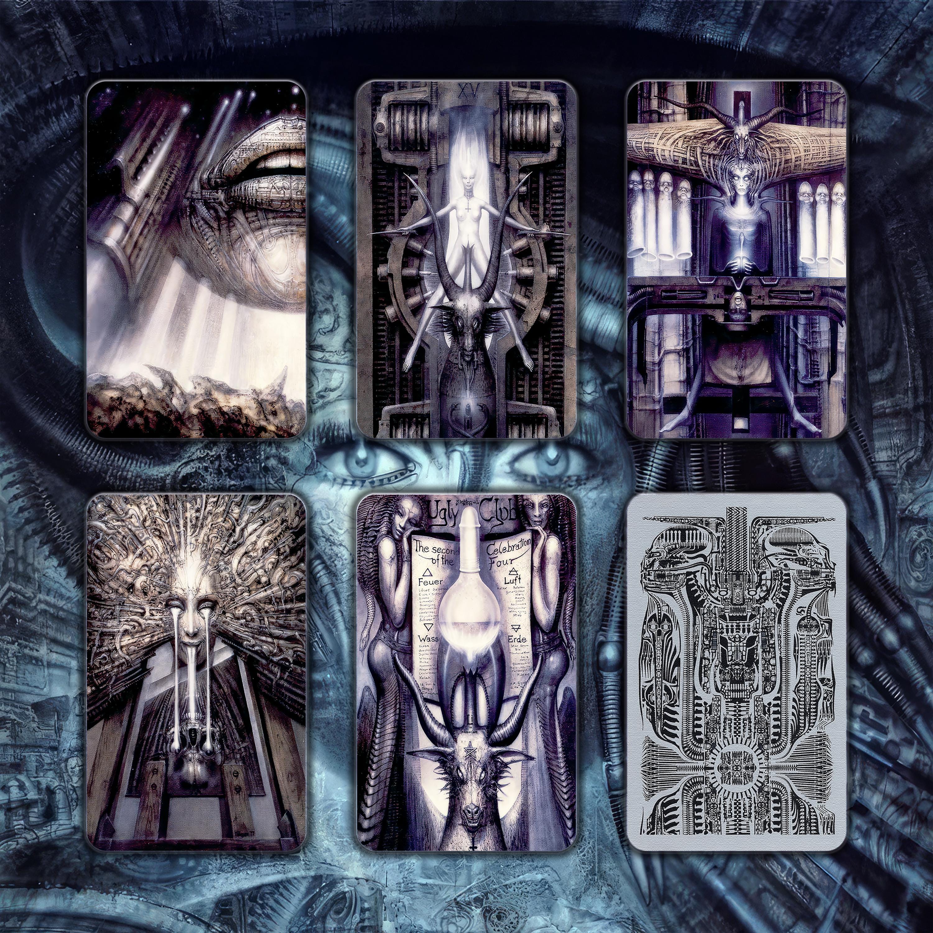 HRギーガー タロットカード 洋書 エイリアン GIGER'S TAROT Hr giger tarot - Etsy 日本