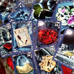 Oráculo da Lua Cheia 108 cartas Eng Rus com livro em PDF