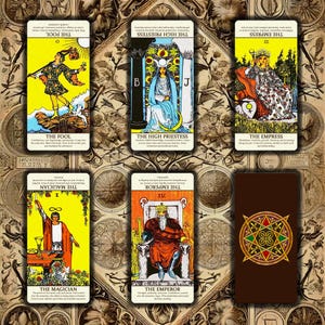 Tarot Rider-Waite com duplo significado (Ukr | Rus | Eng | Deu | Fra | Ita)