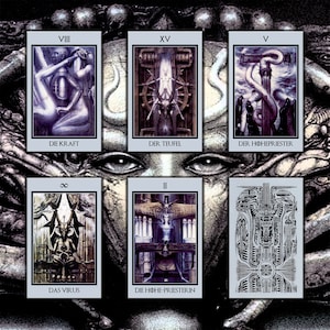 Tarô Baphomet (Deu | Eng | Ita | Fra | Ukr | Rus) (com livro em PDF)