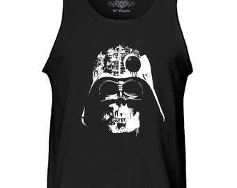 Skull Darth Vader Tank Top Black/Navy/Red/Royal Blue