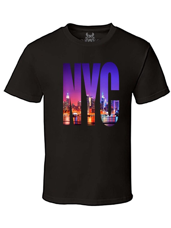 Buy Digital Print NYC T shirt Online in India Etsy