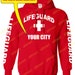 Personalized Life Guard Hoodies (Choose your own CITY or BEACH) 