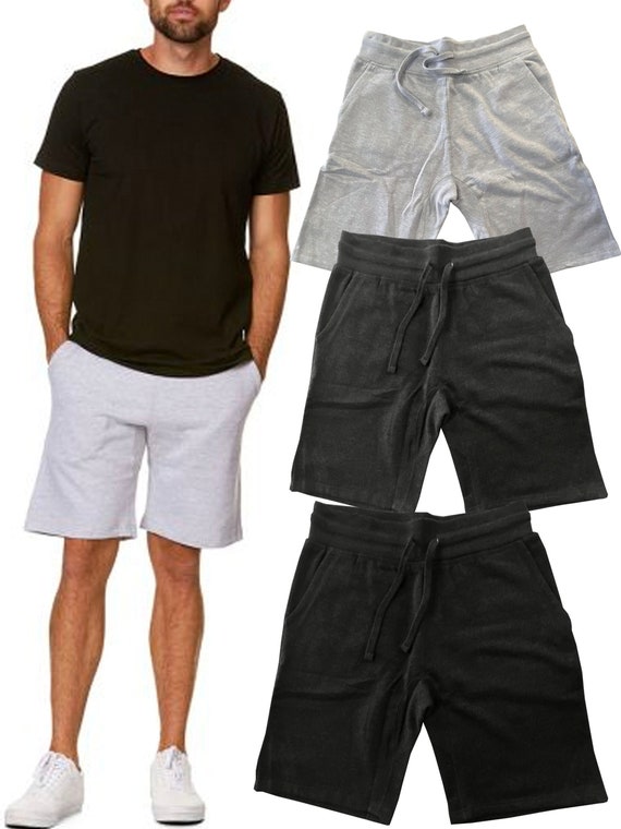 Mens fleece lounge shorts sales