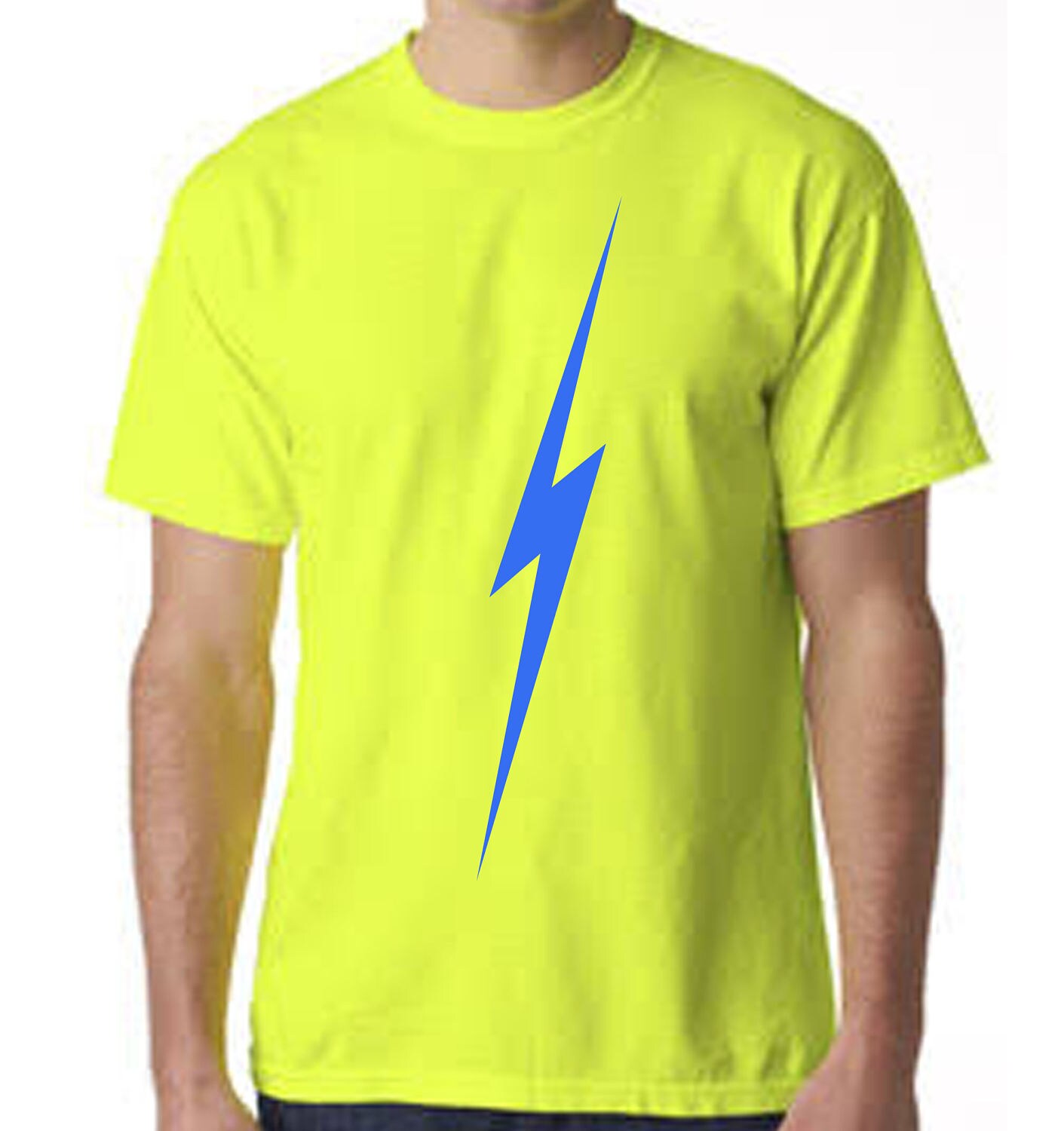 Lightning Bolt Colorful Tshirt Etsy