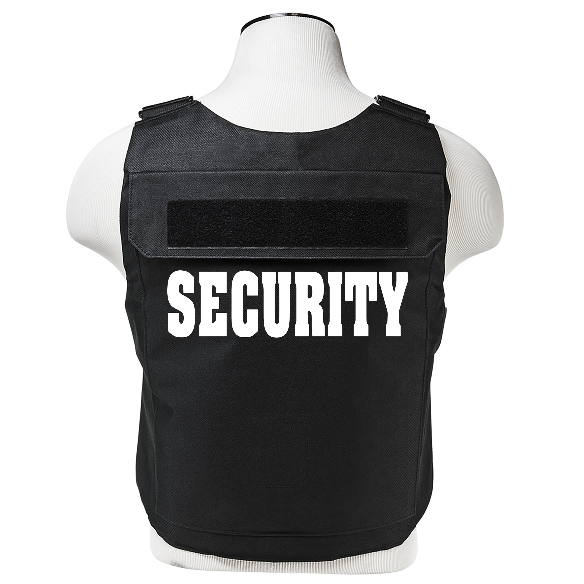 New Men's Security Guard Discreet Plate Carrier Black Vest 