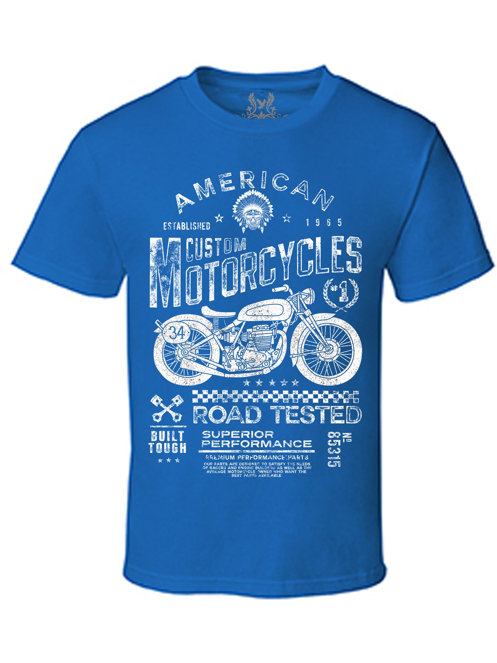 T-shirt Homme Buell American Motorcycles - Motif Moto, Taille S, Coton, Occasion Très Bon état