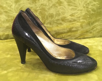 Dolce & Gabbana Vintage Black Heels Size 38