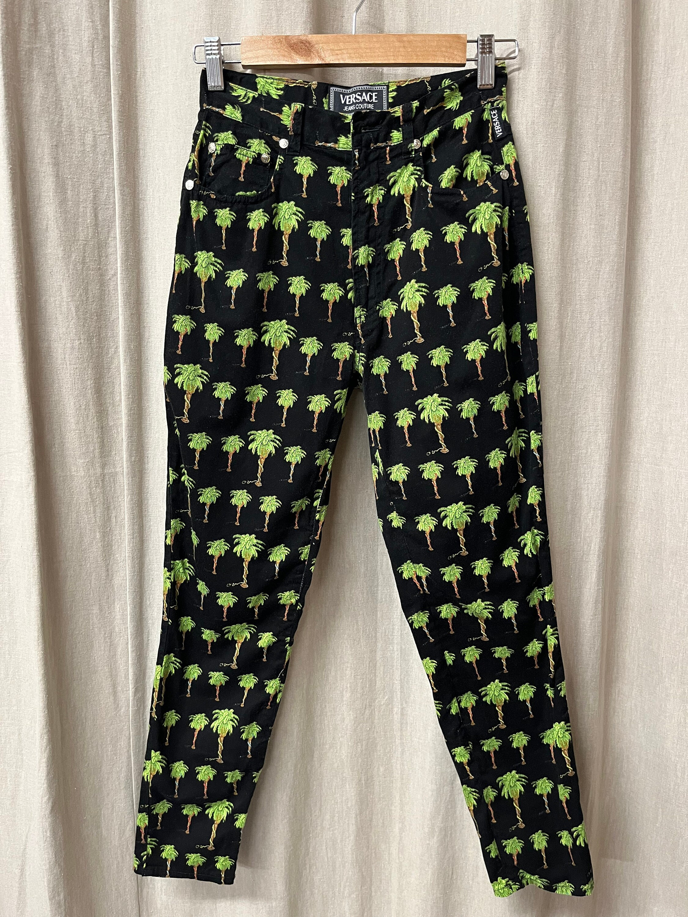 Buy Green Versace Pants Online In India India