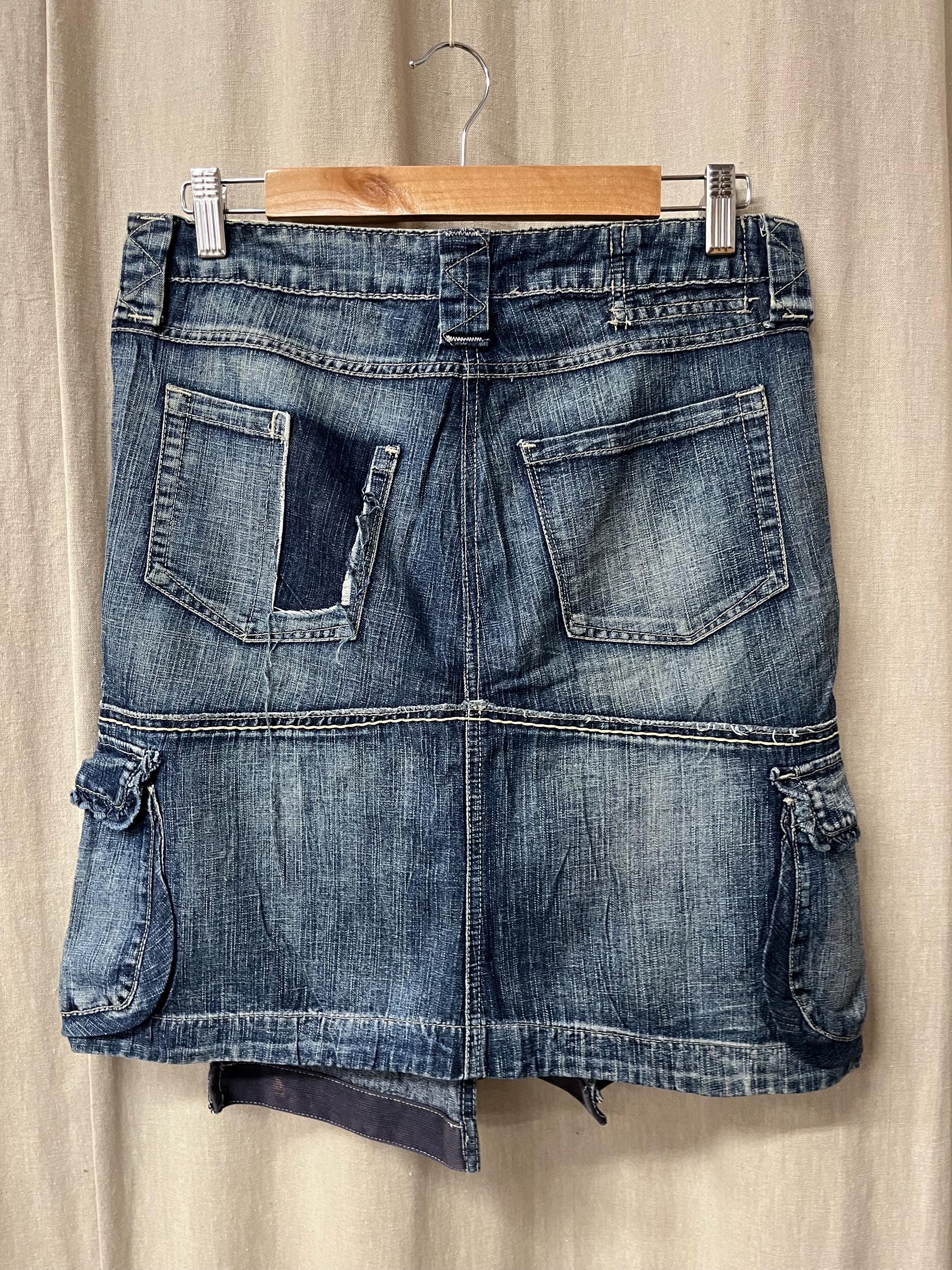 Jupe En Laine Bleue Marithé Et François Girbaud - Taille 34 - Style Boule - Neuf Sans étiquettes