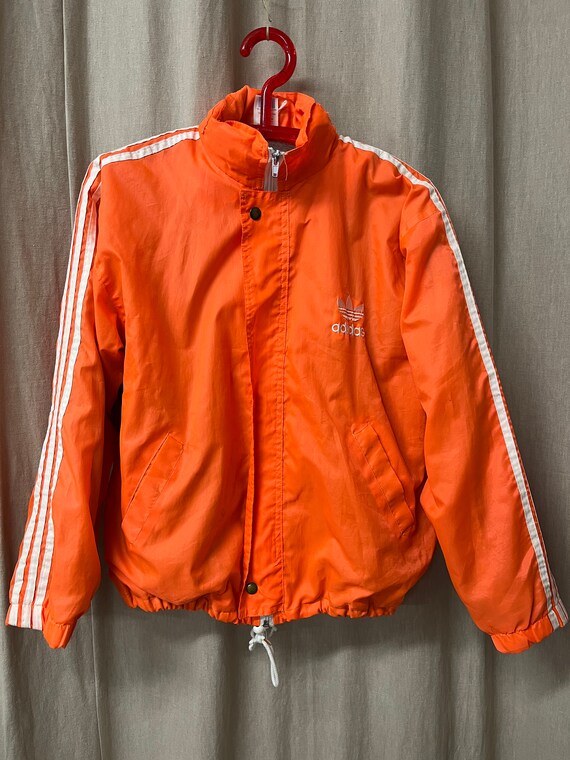 Vintage ADIDAS Track Top Jacket 70s '80s ' Neon Oranje - Etsy Nederland