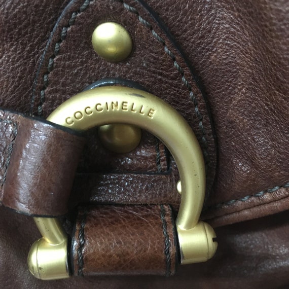 Coccinelle Italian Vintage Leather Shoulder Bag Gem