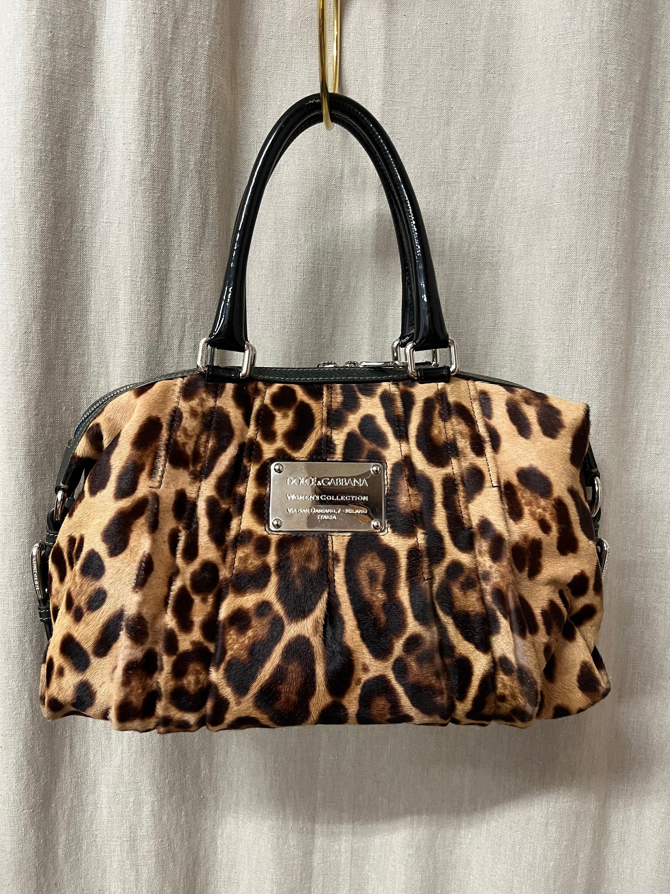 Rare Dolce & Gabbana Leopard Print miss Urbanette 