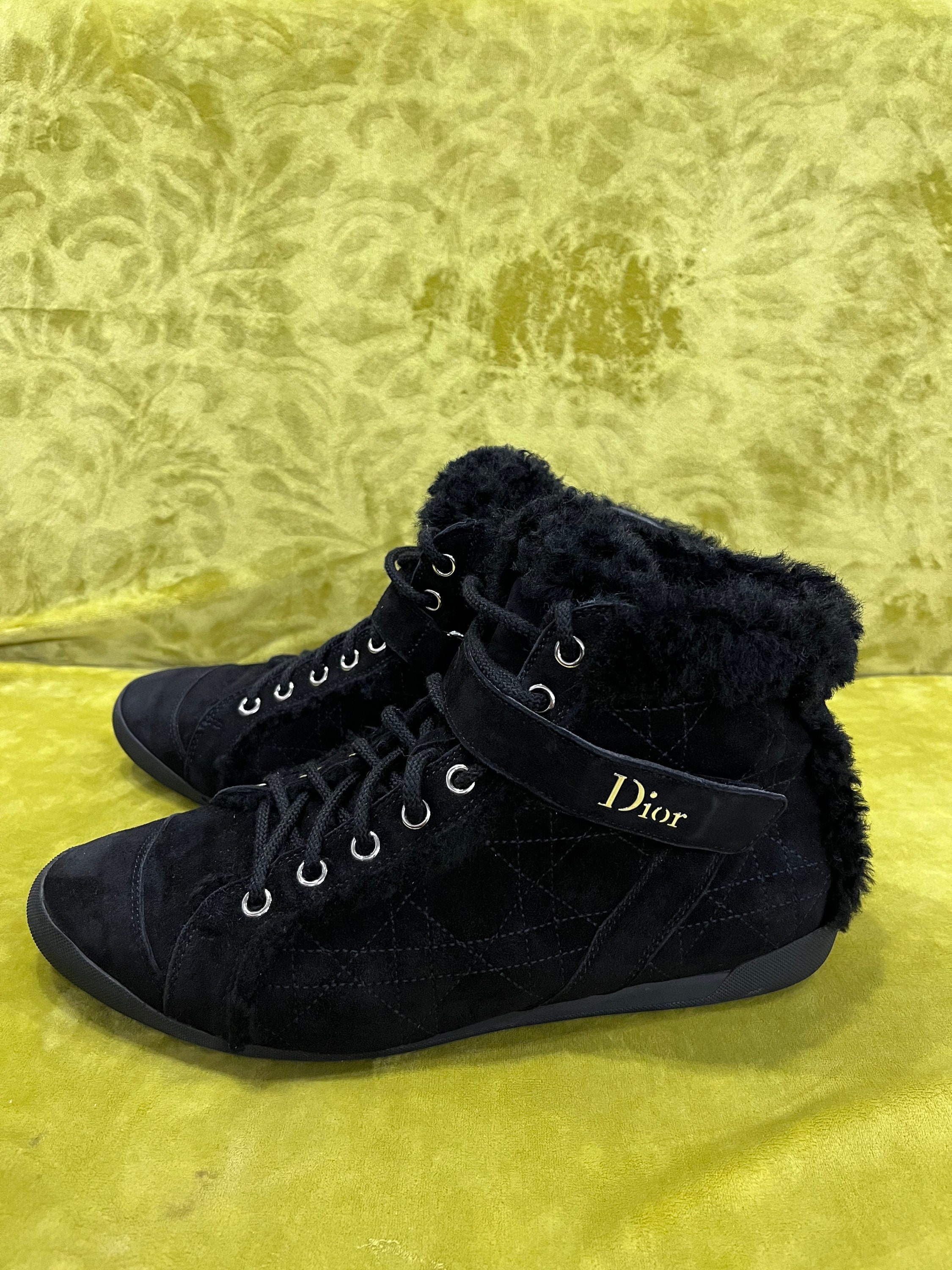 dior high ankle sneakers