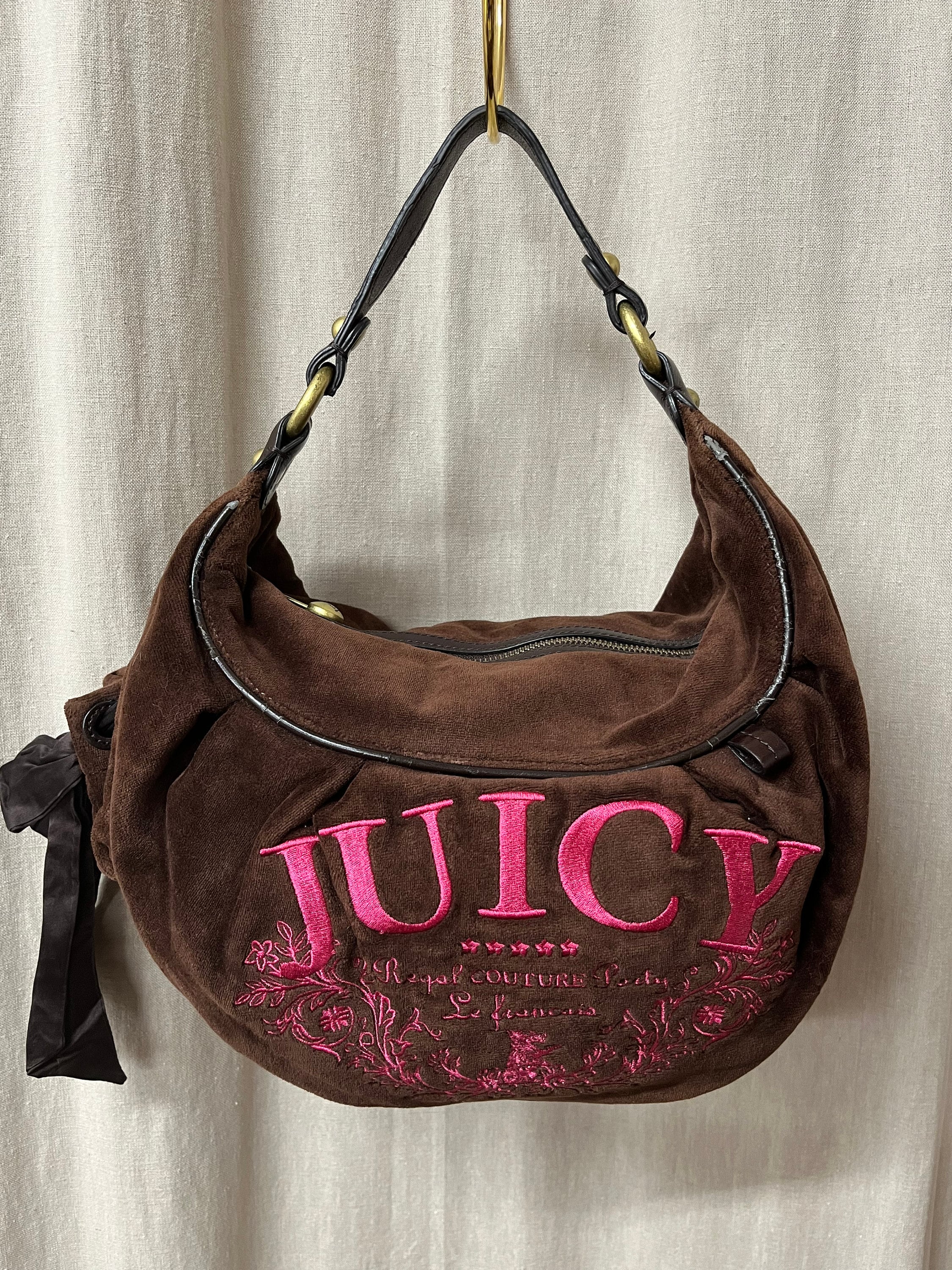 Vintage Juicy Couture Purple and Green Bag – Leslie En Rose