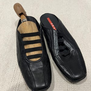 Prada Vintage Square Toe - Etsy