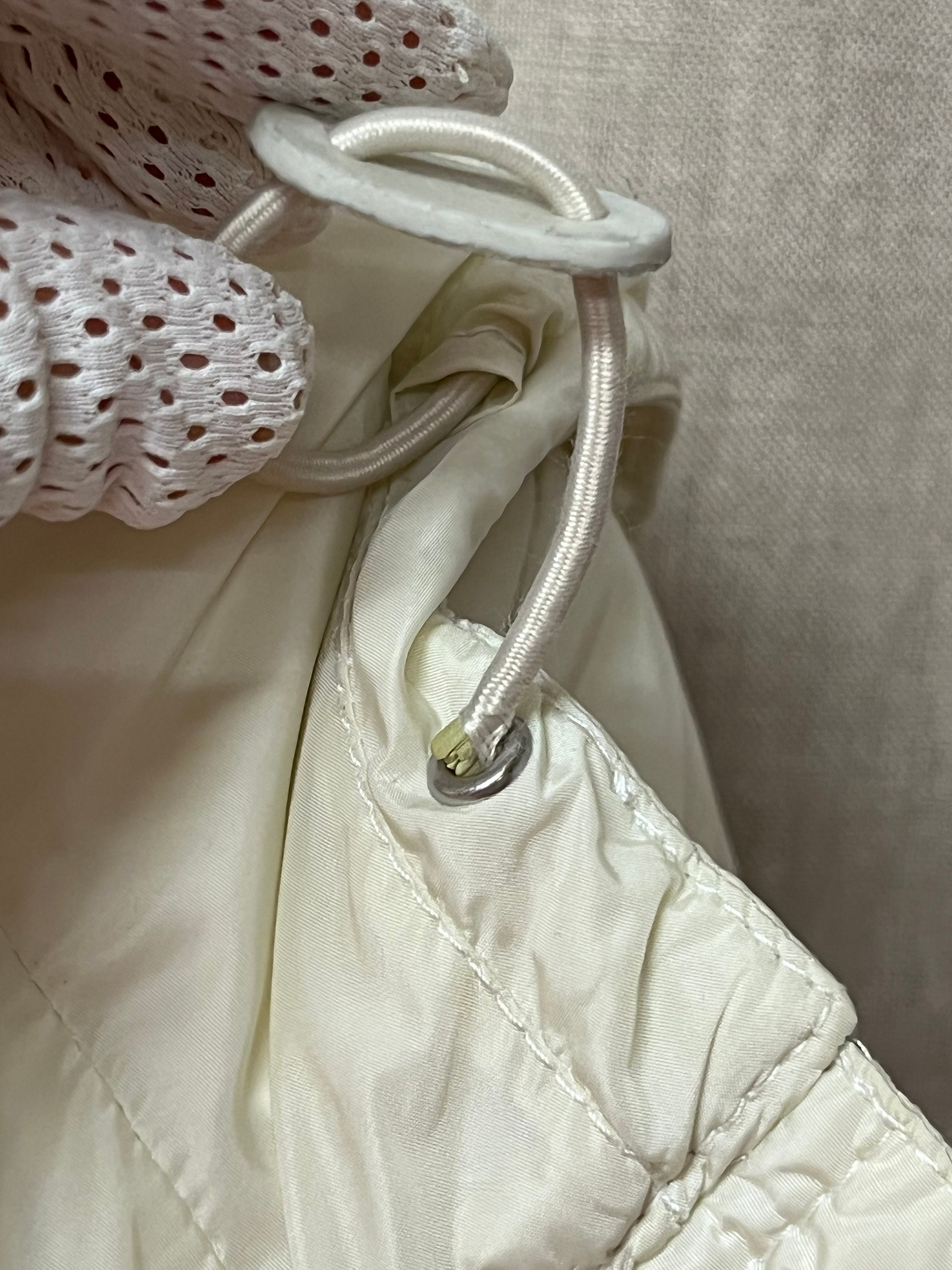 PRADA Ecru White Puffer Down Jacket Size Medium - Etsy Canada