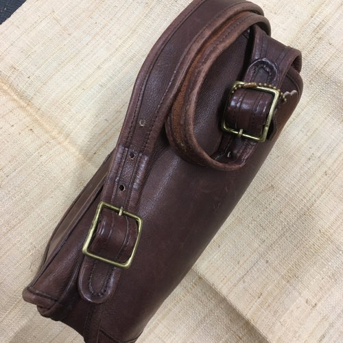 Vintage Coach NYC Classic Shoulder shops Pouch Brown Leather bag