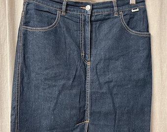 ESCADA SPORT blauwe spijkerrok, maat Small