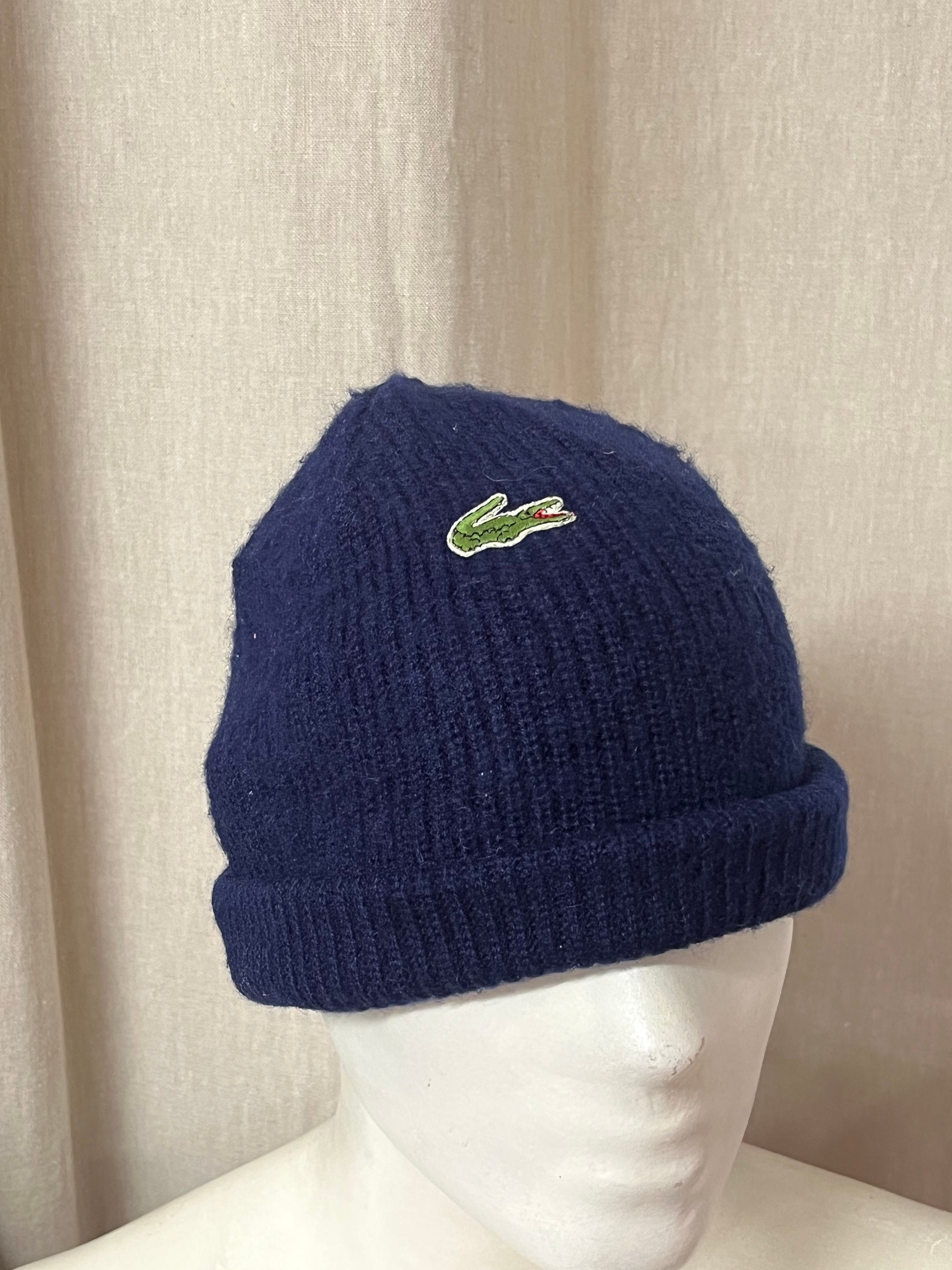 Vintage Vintage Chemise Lacoste Blue Beanie Hat Made in France - Etsy