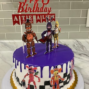 FNAF Cake Toppers Fnaf Printable Centerpiece Five Night's at