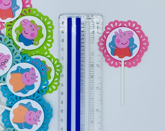 peppa pig cake Archives - Itty Bitty Cake Toppers