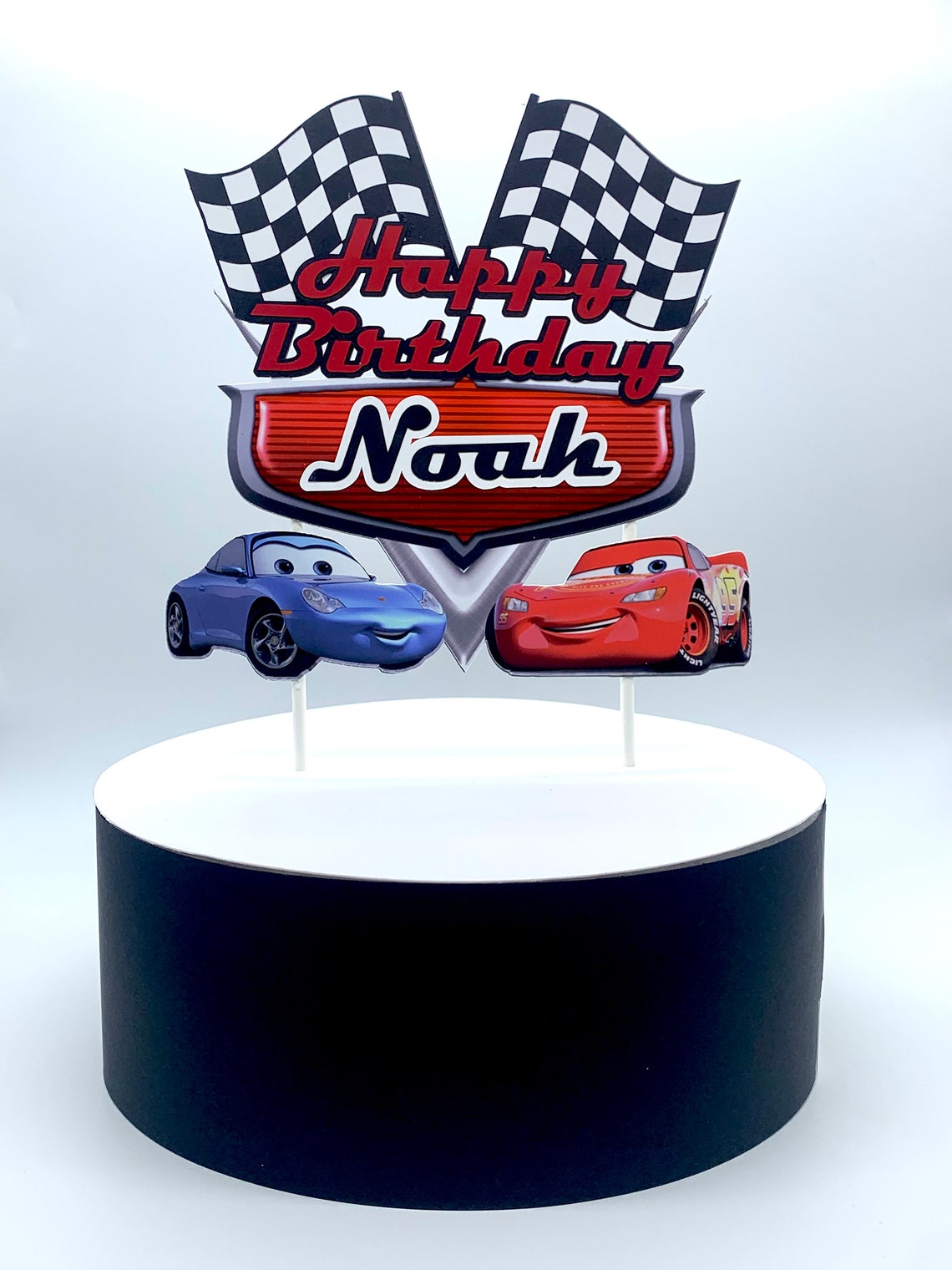 Personalized Cars Cake Topper - Birthday - Party - Etsy Canada